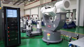 3DT650-A Plato giratorio de prueba antiinterferencia de navegación de tres ejes